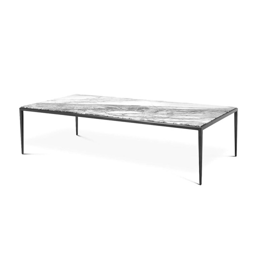 [marble-top-coffee-table-hart-ct] Mesa de centro con tablero de mármol Hart CT