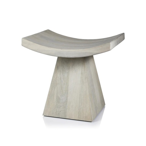 [mango-wood-stool-aria] Taburete de madera de mango Aria